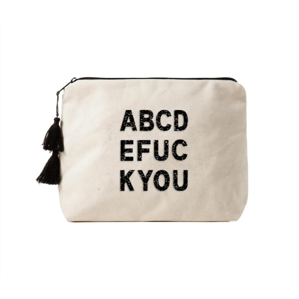 NEW FALLON & ROYCE women's crystal bikini bag in abcdefuckyou